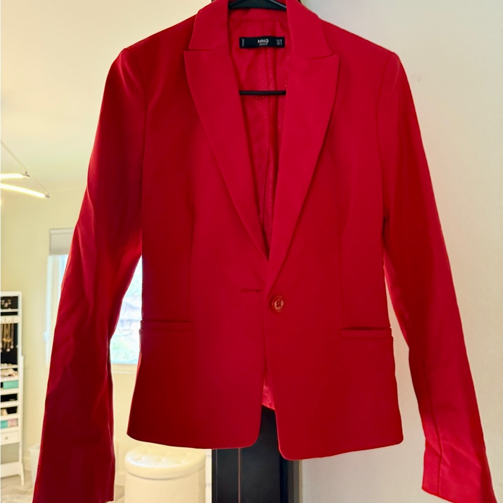 Red Women's Mango Blazer
